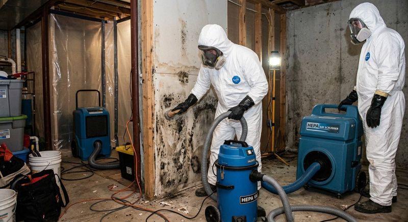 Basement Mold Removal in Frisco, TX