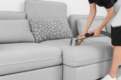 Cleaning your couch removes stains