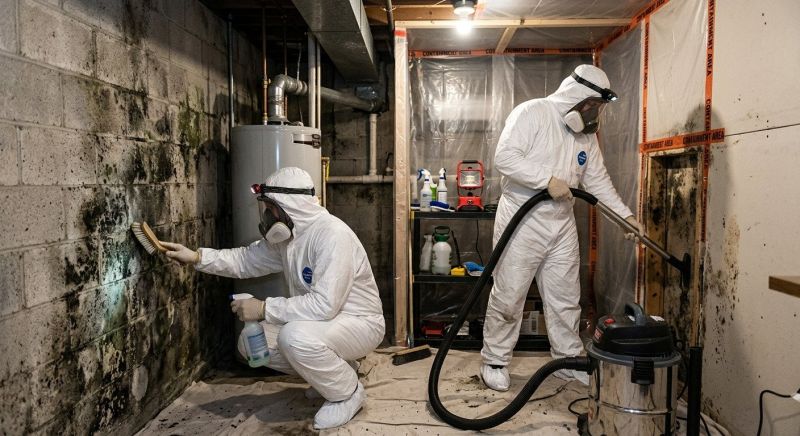 Basement Mold Removal in Fort Worth, TX