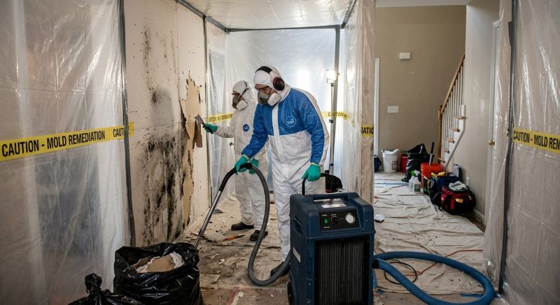 White Mold Mitigation in Frisco, TX