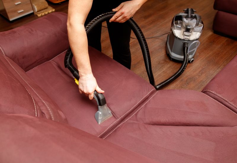 A clean couch is more comfortable to sit on